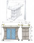 Tavolino da servizio